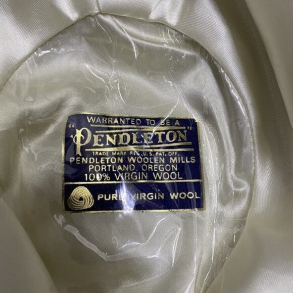 Pendleton 100% Pure Virgin Wool Hat Size 6‎ 7/8 - Picture 6 of 7